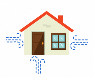 How smoke can enter the home.